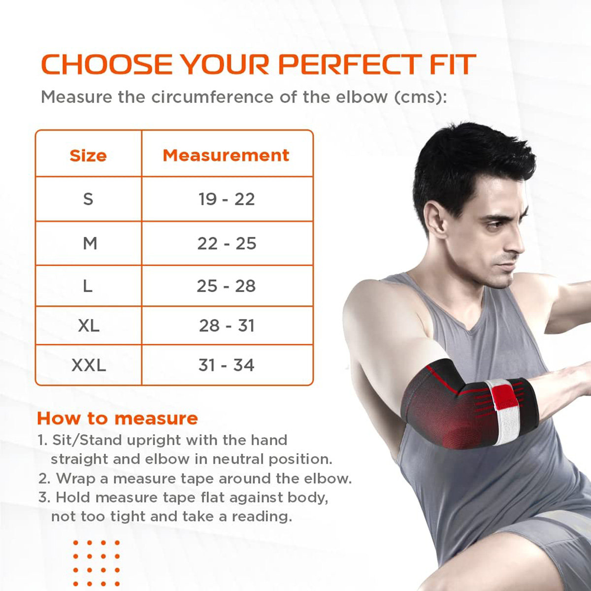 Vissco Pro Elbow Support with Strap XXL, 1 Count, Pack of 1 Vissco Pro Elbow Support with Strap XXL, 1 Count, Pack of 1