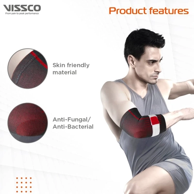 Vissco Pro Elbow Support with Strap XXL, 1 Count, Pack of 1