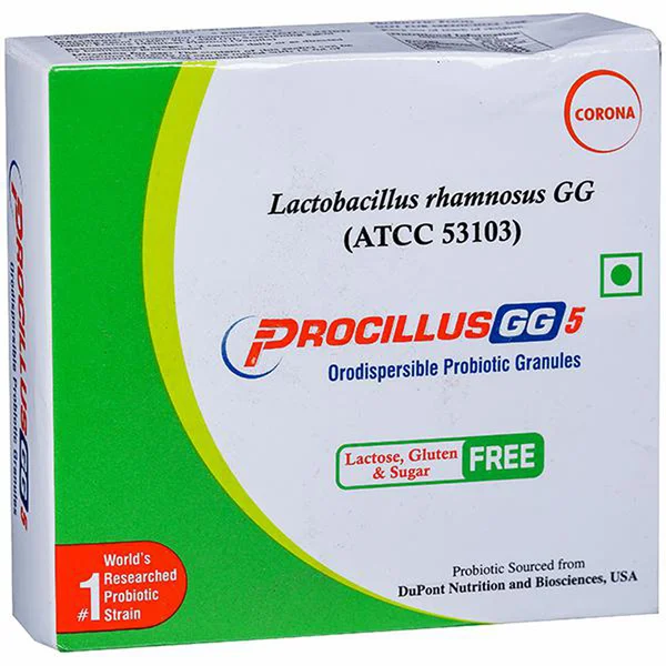 Procillus GG 5 Sugar Free Sachet 0.75 gm, Pack of 10