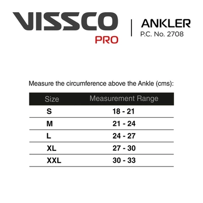 Vissco Pro Ankler Grey 2708 X-Large, 1 COunt, Pack of 1