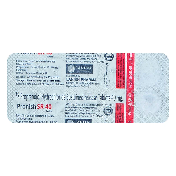 Pronish SR 40 Tablet 10's, Pack of 10 TabletS