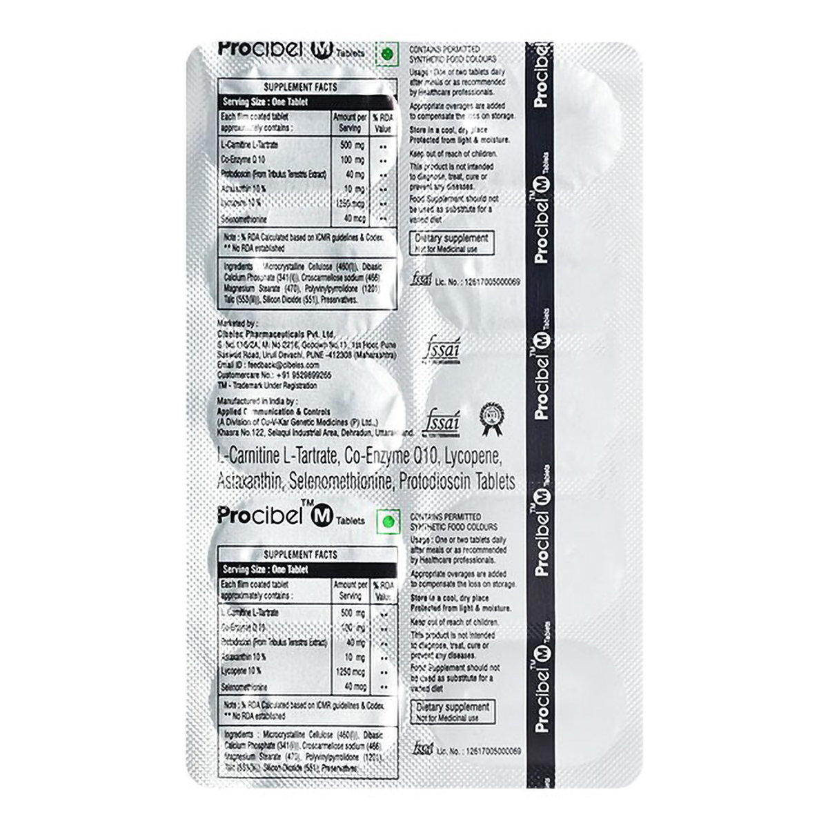 Procibel M Tablet 10's, Pack of 10 TABLETS Procibel M Tablet 10's, Pack of 10 TABLETS