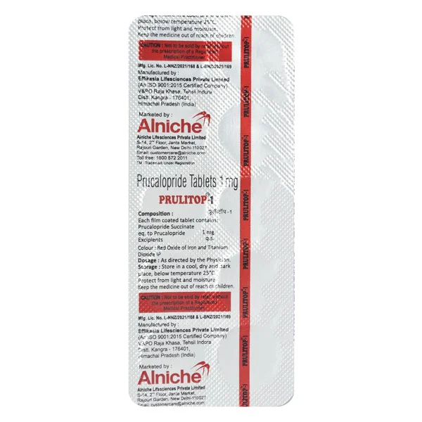 Prulitop-1 Tablet 10's, Pack of 10 TabletS