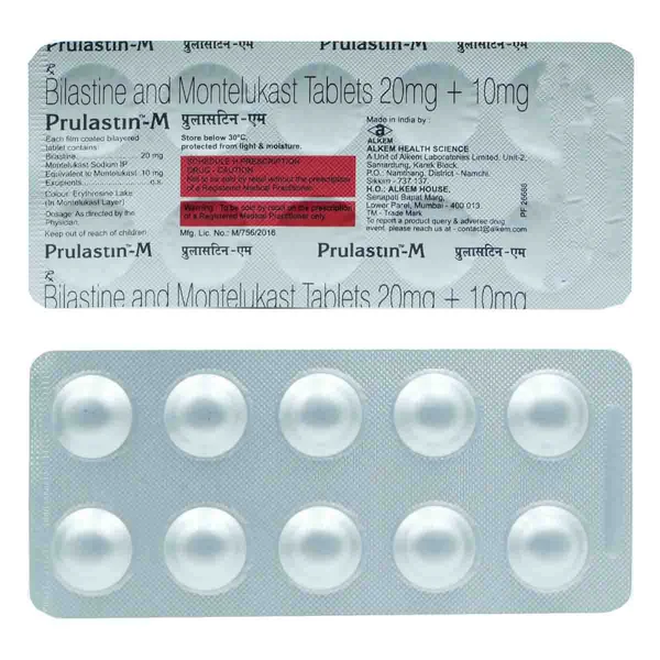 Prulastin M Tablet 10's, Pack of 10 TABLETS