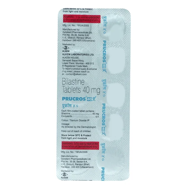 Prucros 40 Tablet 10's, Pack of 10 TABLETS