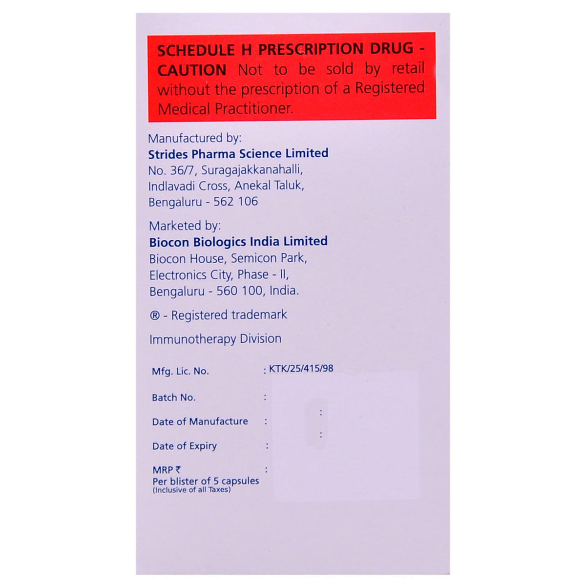 Psorid 50 Capsule 5's, Pack of 5 CAPSULES Psorid 50 Capsule 5's, Pack of 5 CAPSULES