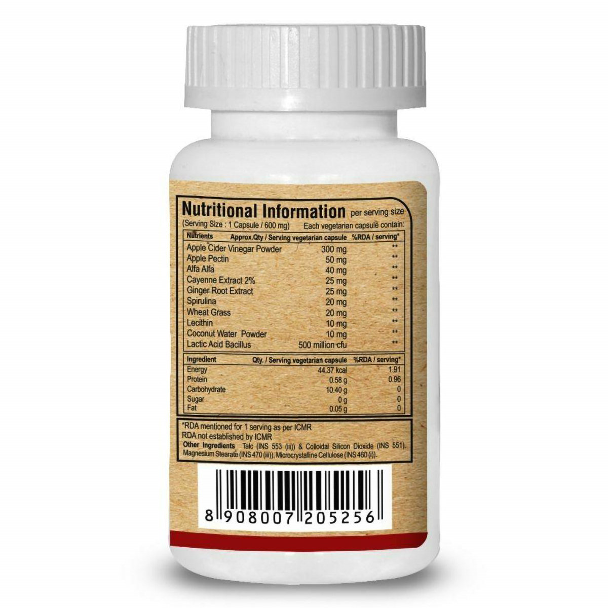 Pure Nutrition Apple Cider Plus Vinegar, 90 Capsules, Pack of 1 Pure Nutrition Apple Cider Plus Vinegar, 90 Capsules, Pack of 1