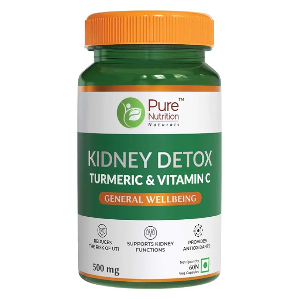 Pure Nutrition Kidney Detox, 60 Capsules, Pack of 1