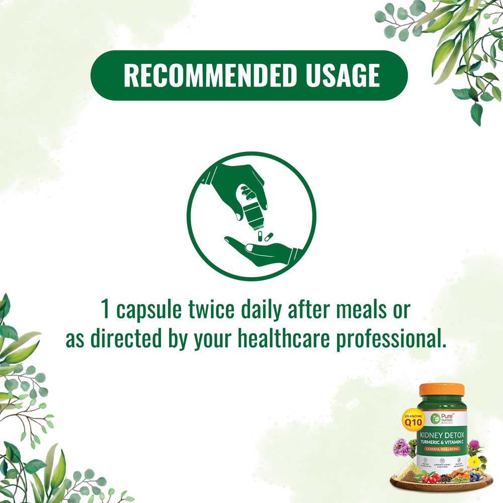 Pure Nutrition Kidney Detox, 60 Capsules, Pack of 1 Pure Nutrition Kidney Detox, 60 Capsules, Pack of 1