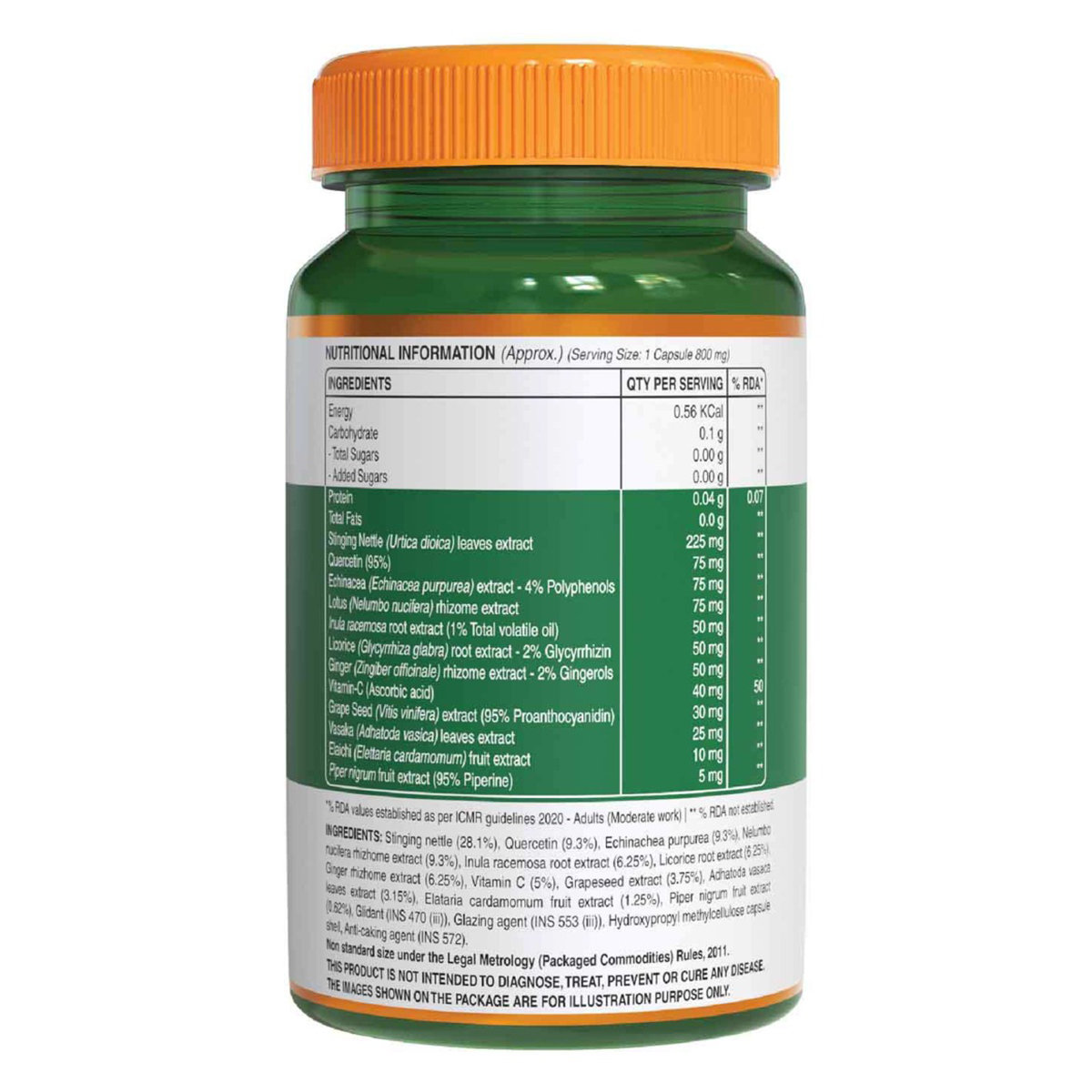 Pure Nutrition Lung Detox, 60 Capsules, Pack of 1 Pure Nutrition Lung Detox, 60 Capsules, Pack of 1