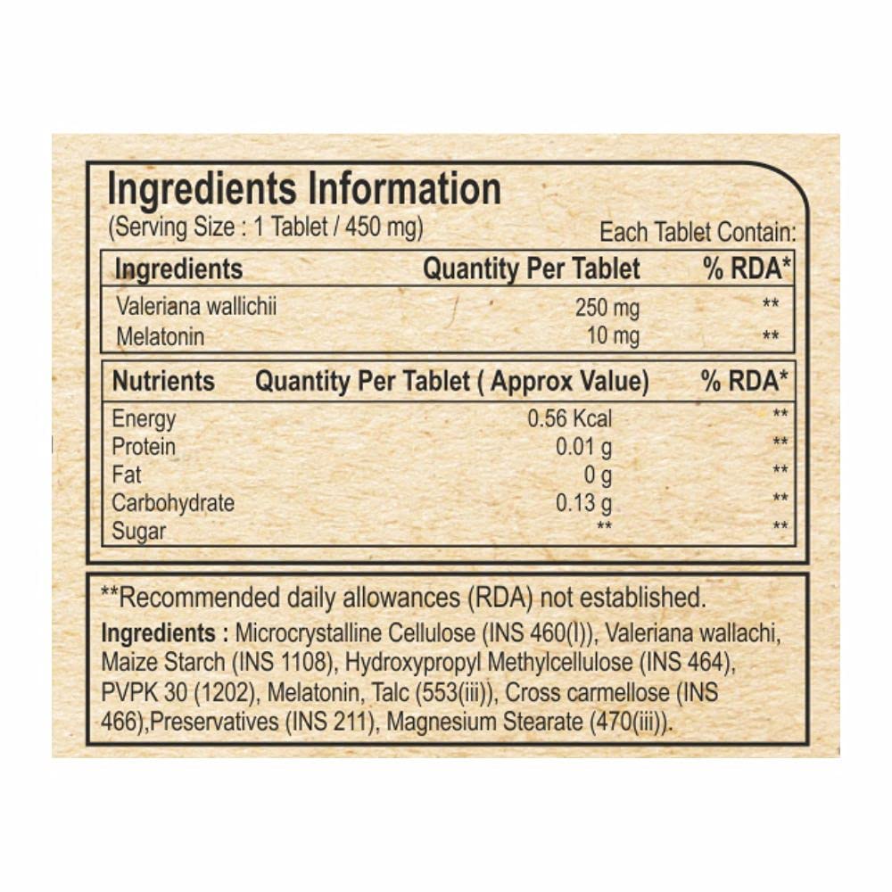 Pure Nutrition Melatonin Plus 10 mg, 120 Tablets, Pack of 1 Pure Nutrition Melatonin Plus 10 mg, 120 Tablets, Pack of 1