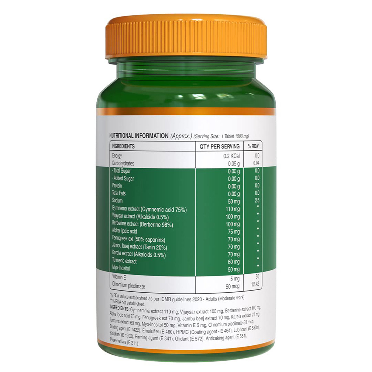 Pure Nutrition Diabetic Care Veg, 60 Tablets, Pack of 1 Pure Nutrition Diabetic Care Veg, 60 Tablets, Pack of 1