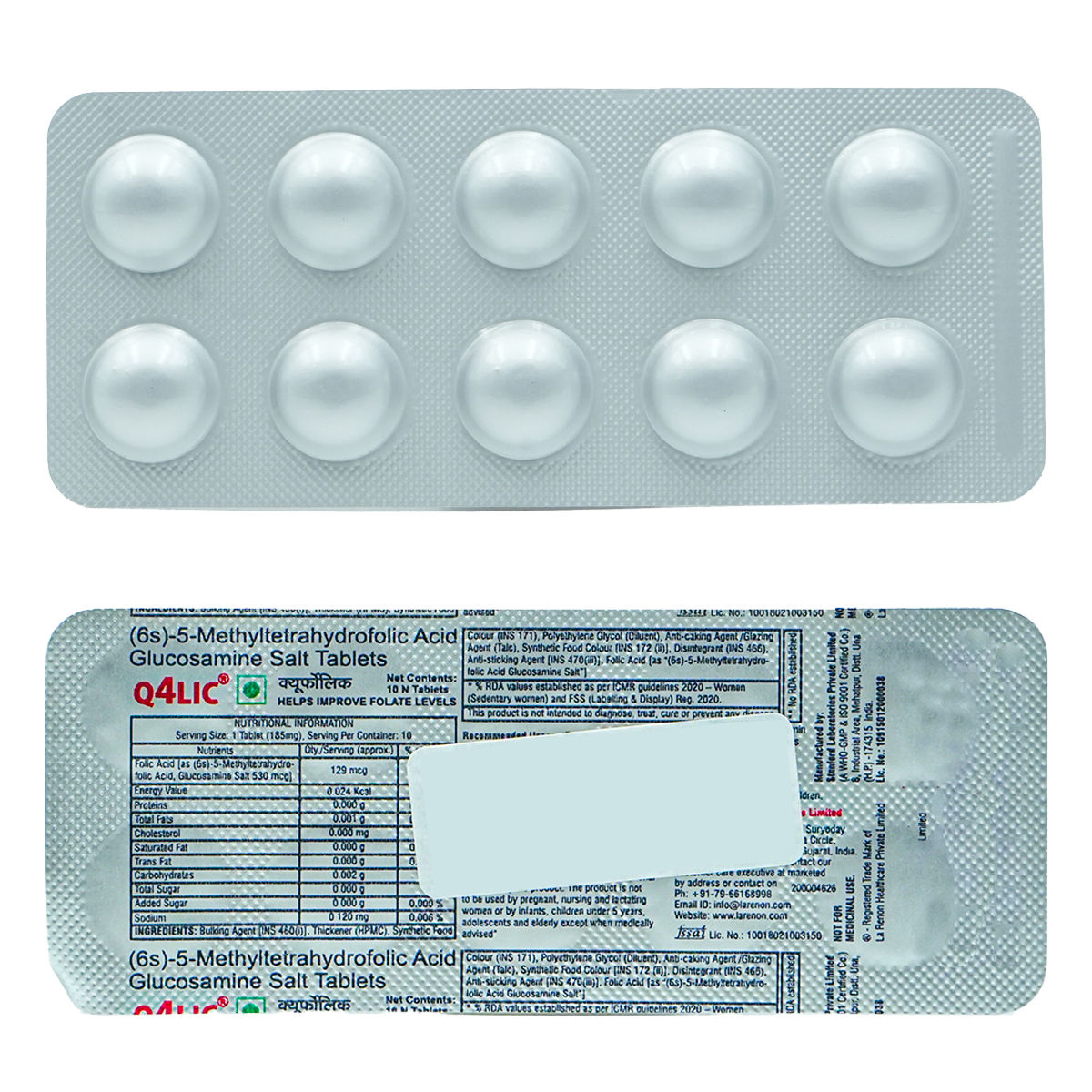 Buy Q4LIC Tablet 10's Online