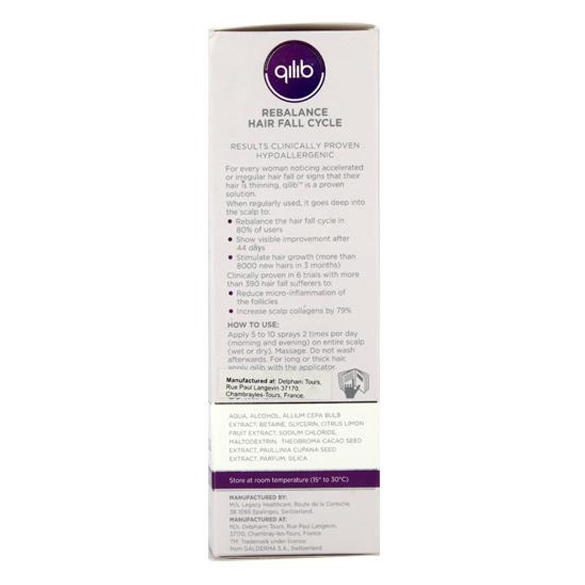 Galderma Qilib Women Topical Hair Lotion, 80 ml, Pack of 1 Galderma Qilib Women Topical Hair Lotion, 80 ml, Pack of 1