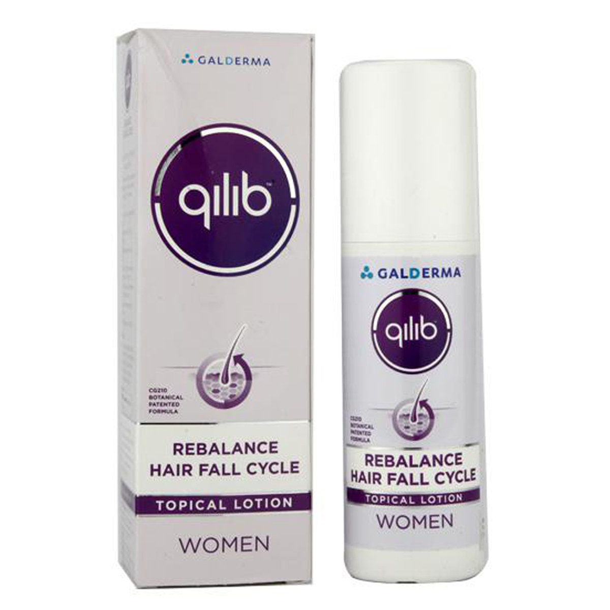 Galderma Qilib Women Topical Hair Lotion, 80 ml, Pack of 1 Galderma Qilib Women Topical Hair Lotion, 80 ml, Pack of 1