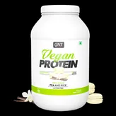 QNT Vegan Protein Vanilla Macaroon Flavour Powder, 908 gm, Pack of 1