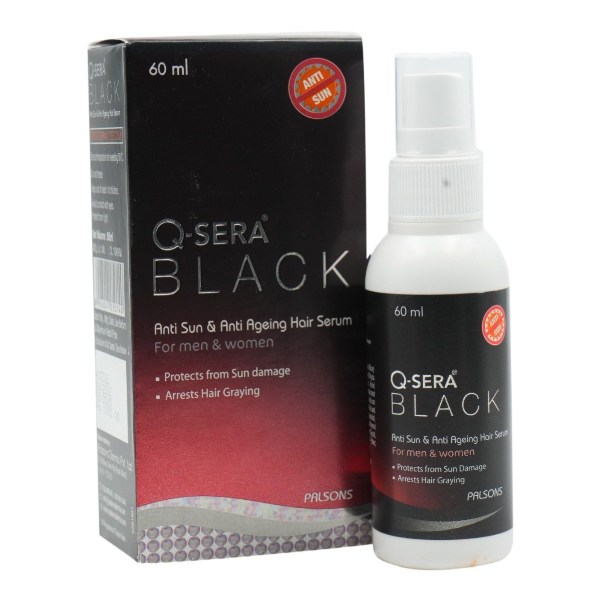 Q-Sera Black Hair Serum 60 ml, Pack of 1 Q-Sera Black Hair Serum 60 ml, Pack of 1