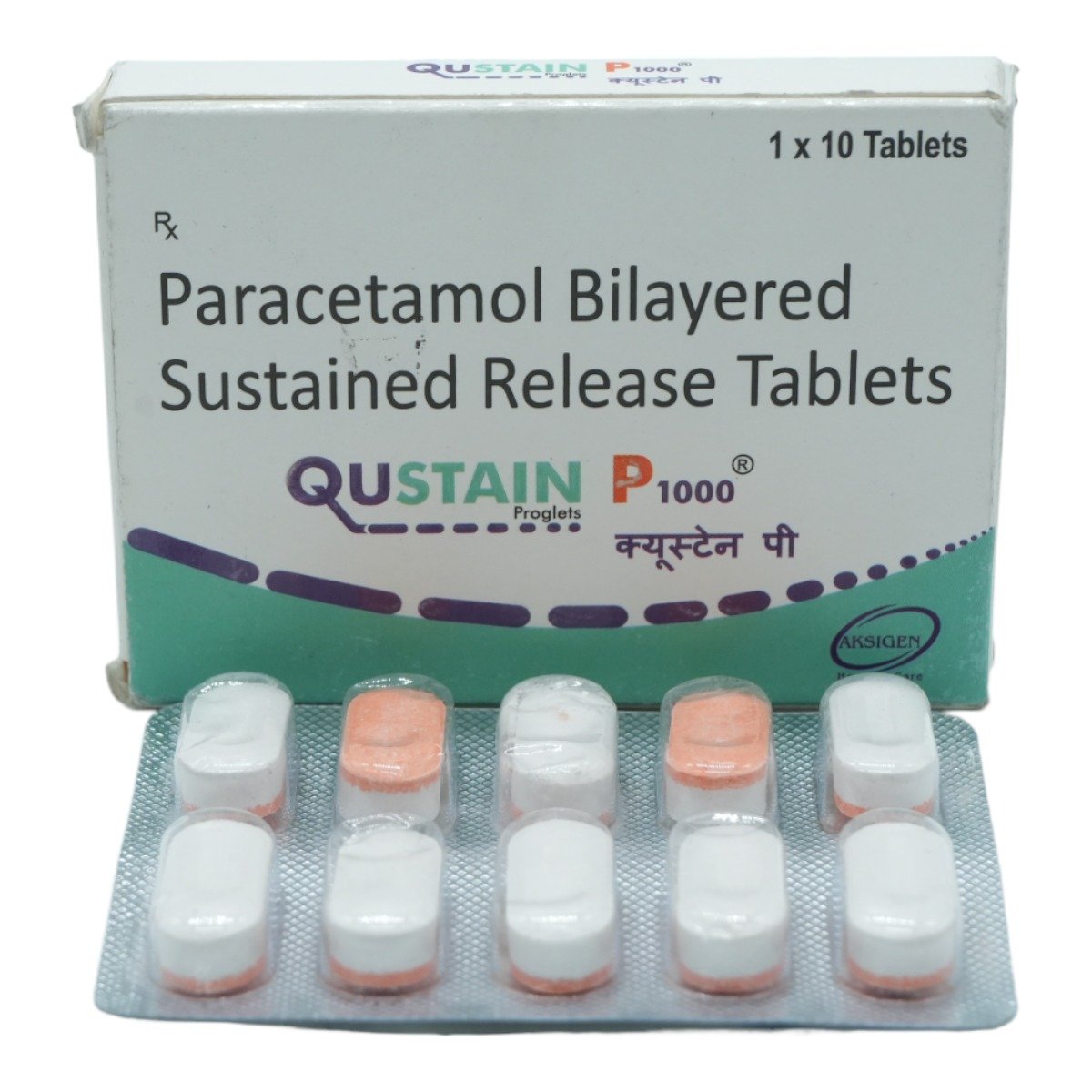 Qustain P 1000 Tablet 10's, Pack of 10 Qustain P 1000 Tablet 10's, Pack of 10