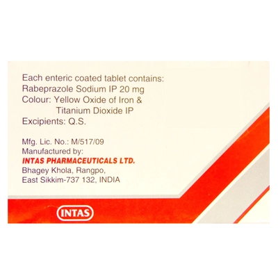 Rabium-20 Tablet 15's, Pack of 15 TABLETS