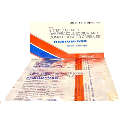 Rabium-DSR Capsule 15's, Pack of 15 CAPSULES