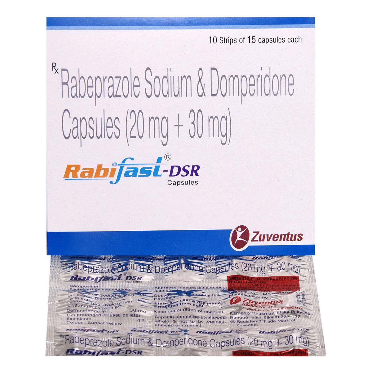 Rabifast-DSR Capsule 15's, Pack of 15 Rabifast-DSR Capsule 15's, Pack of 15