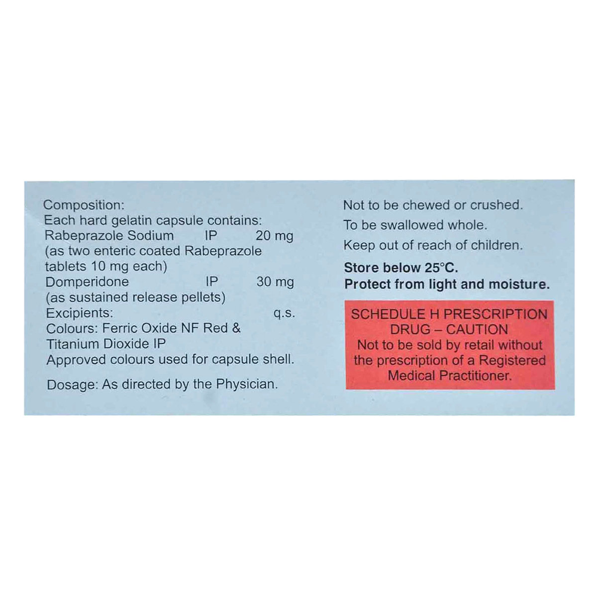 Rabezol DSR Capsule 10's, Pack of 10 Rabezol DSR Capsule 10's, Pack of 10