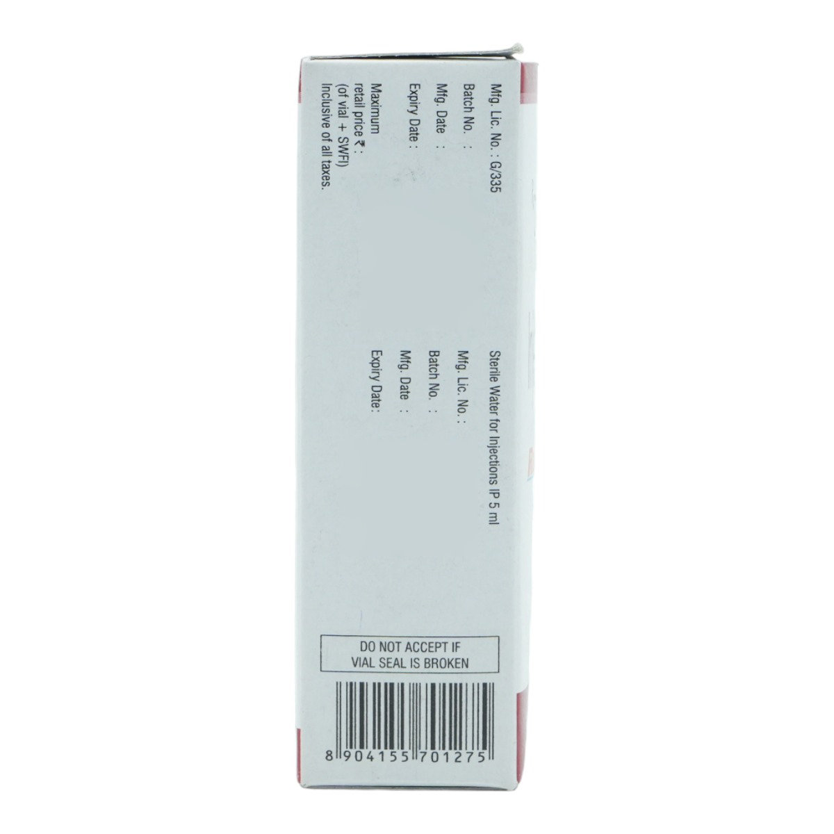 Rabifast I. V 20mg Injection, Pack of 1 INJECTION Rabifast I. V 20mg Injection, Pack of 1 INJECTION