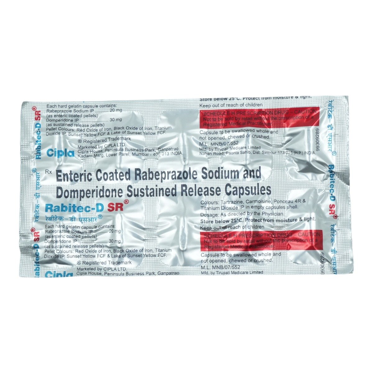 Rabitec Dsr Capsule 10's, Pack of 10 CAPSULES Rabitec Dsr Capsule 10's, Pack of 10 CAPSULES