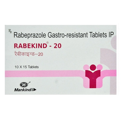 Rabekind 20 Tablet 15's, Pack of 15 TABLETS