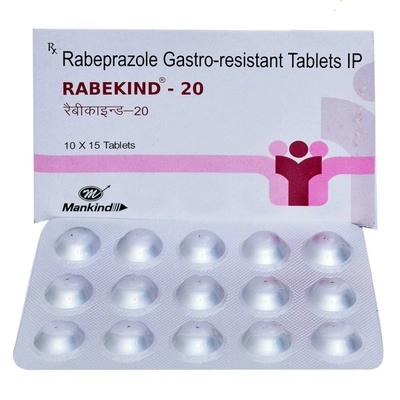 Rabekind 20 Tablet 15's, Pack of 15 TABLETS