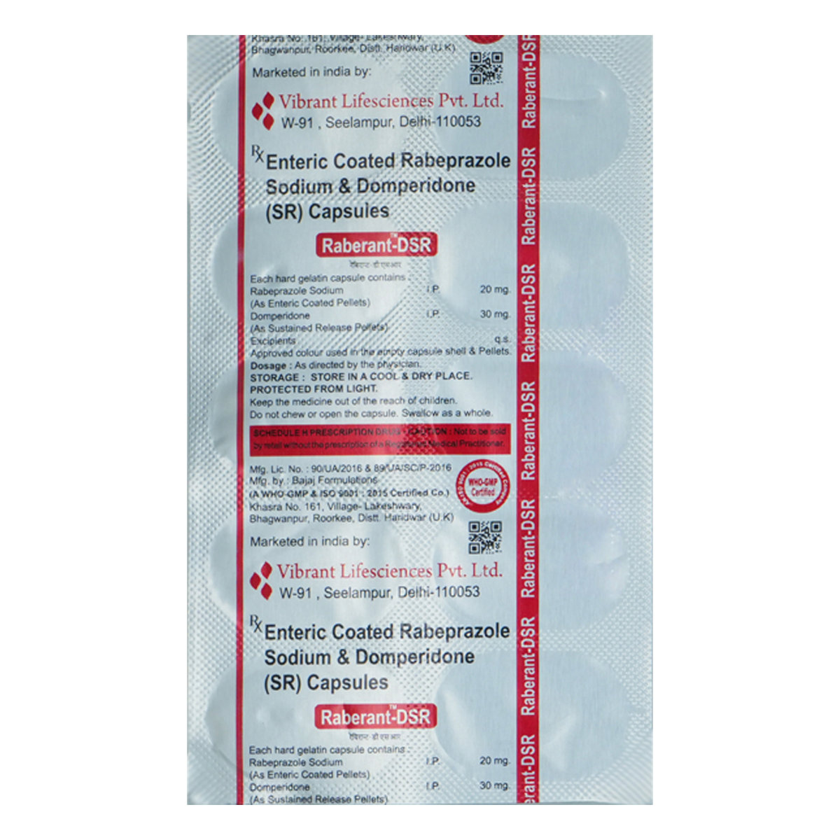 Raberant-DSR Capsule 10's, Pack of 10 Raberant-DSR Capsule 10's, Pack of 10
