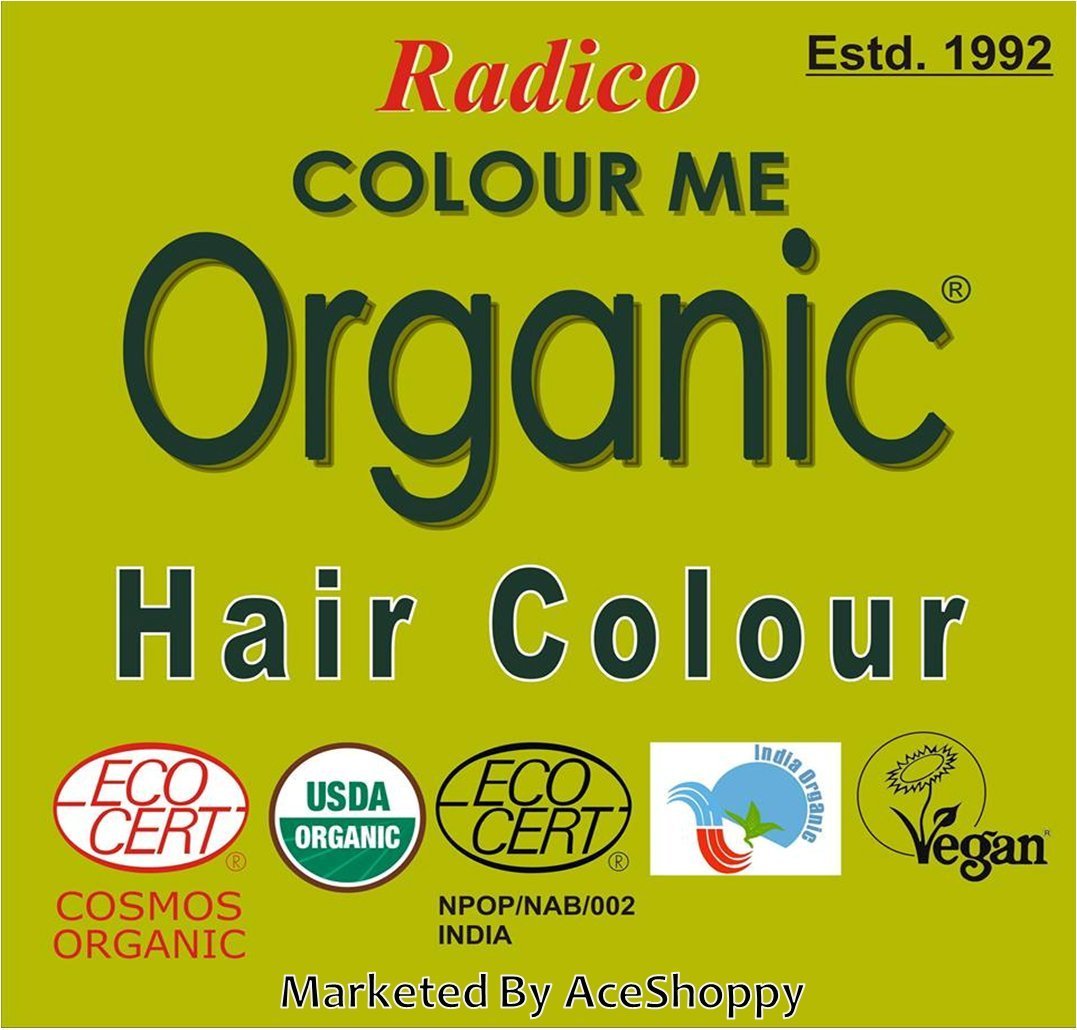 Radico Org Hair Colour Mahogany 100g, Pack of 1 Radico Org Hair Colour Mahogany 100g, Pack of 1
