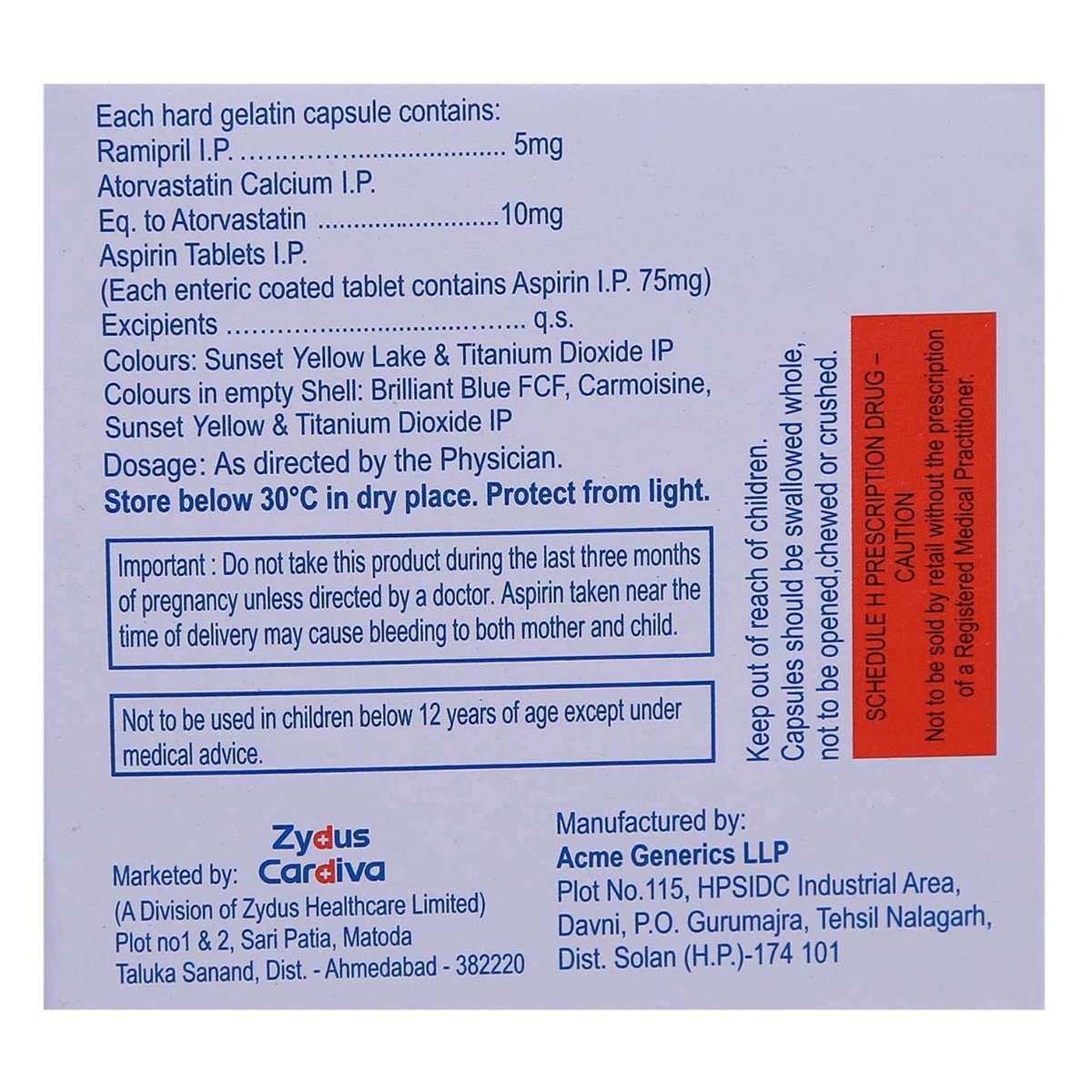 Ramitorva Capsule 10's, Pack of 10 Ramitorva Capsule 10's, Pack of 10