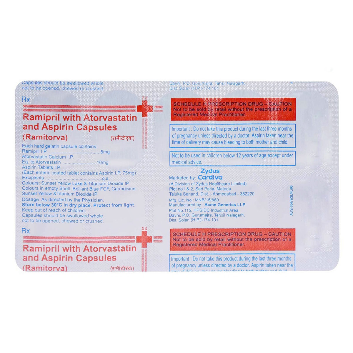Ramitorva Capsule 10's, Pack of 10 Ramitorva Capsule 10's, Pack of 10