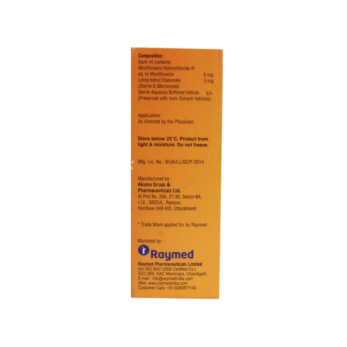 Raymoxi L Eye Drops 5 ml, Pack of 1 EYE DROPS Raymoxi L Eye Drops 5 ml, Pack of 1 EYE DROPS