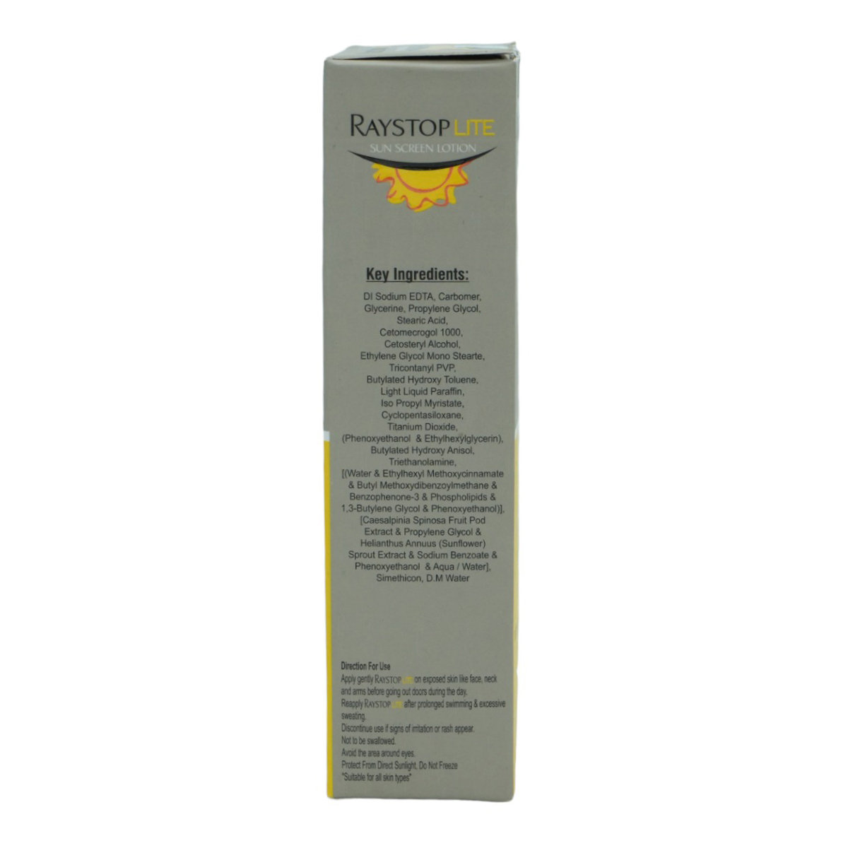 Raystop Lite SPF 30++ Sunscreen Lotion 50 gm, Pack of 1 Raystop Lite SPF 30++ Sunscreen Lotion 50 gm, Pack of 1