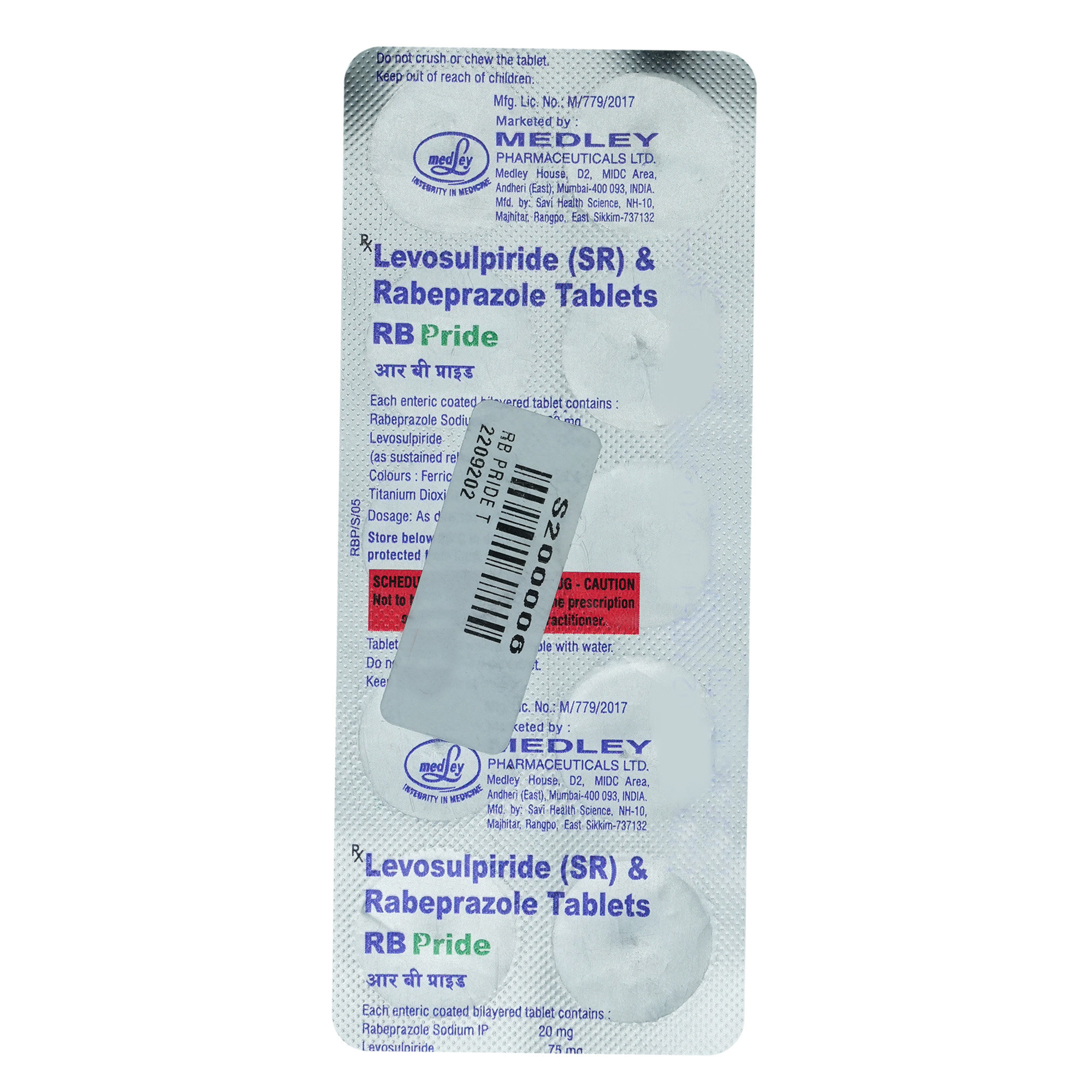 RB Pride Tablet 10's, Pack of 10 RB Pride Tablet 10's, Pack of 10