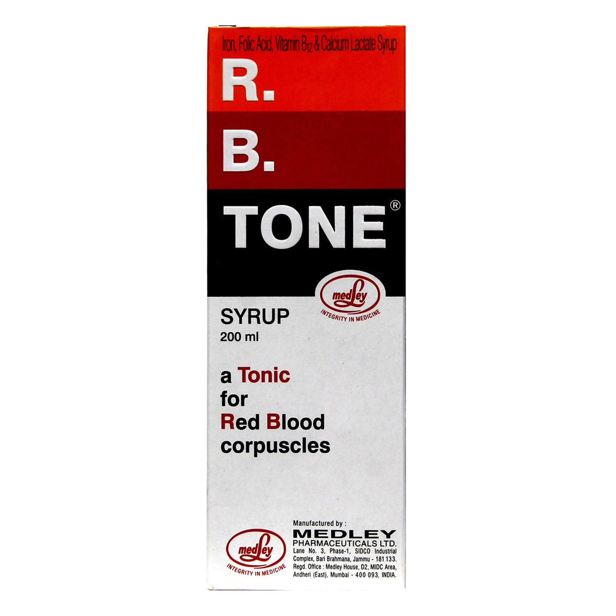 Buy RB Tone Syrup 200 ml Online