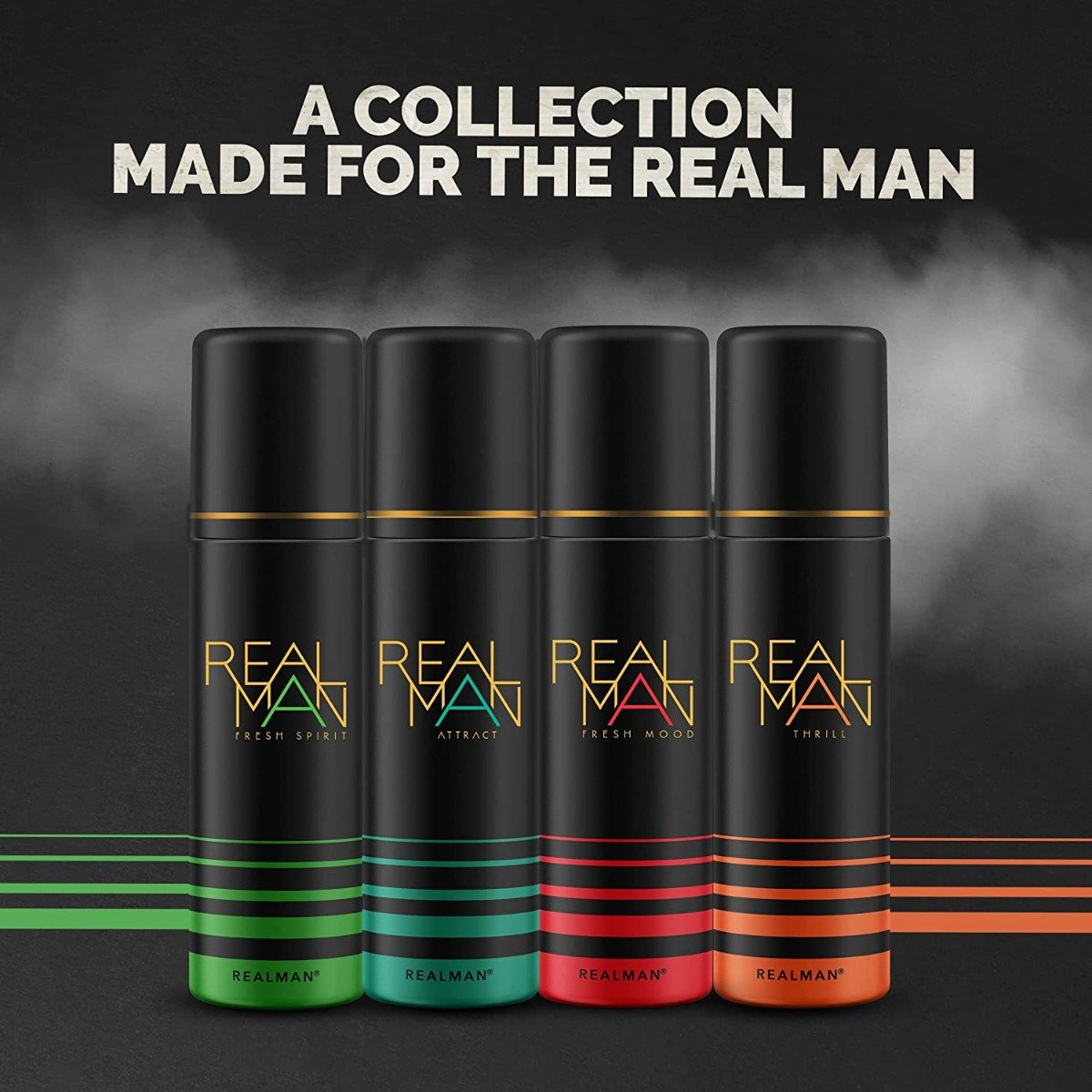 Realman Thrill Deodorant, 200 ml, Pack of 1 Realman Thrill Deodorant, 200 ml, Pack of 1