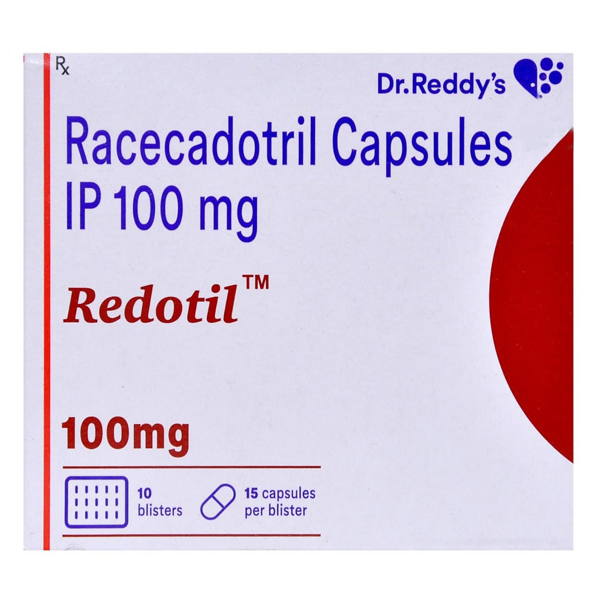 Redotil 100 mg Capsule 15's, Pack of 15 CAPSULES Redotil 100 mg Capsule 15's, Pack of 15 CAPSULES