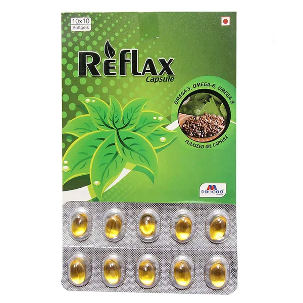 Reflax Softgel Capsule 10's, Pack of 10
