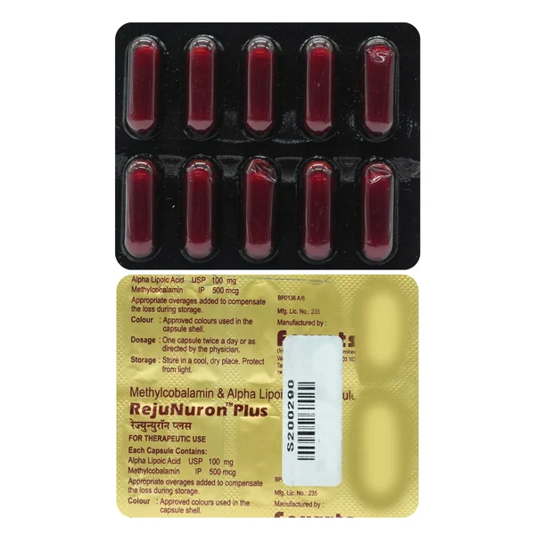Rejunuron Plus Capsule 10's, Pack of 10 CAPSULES