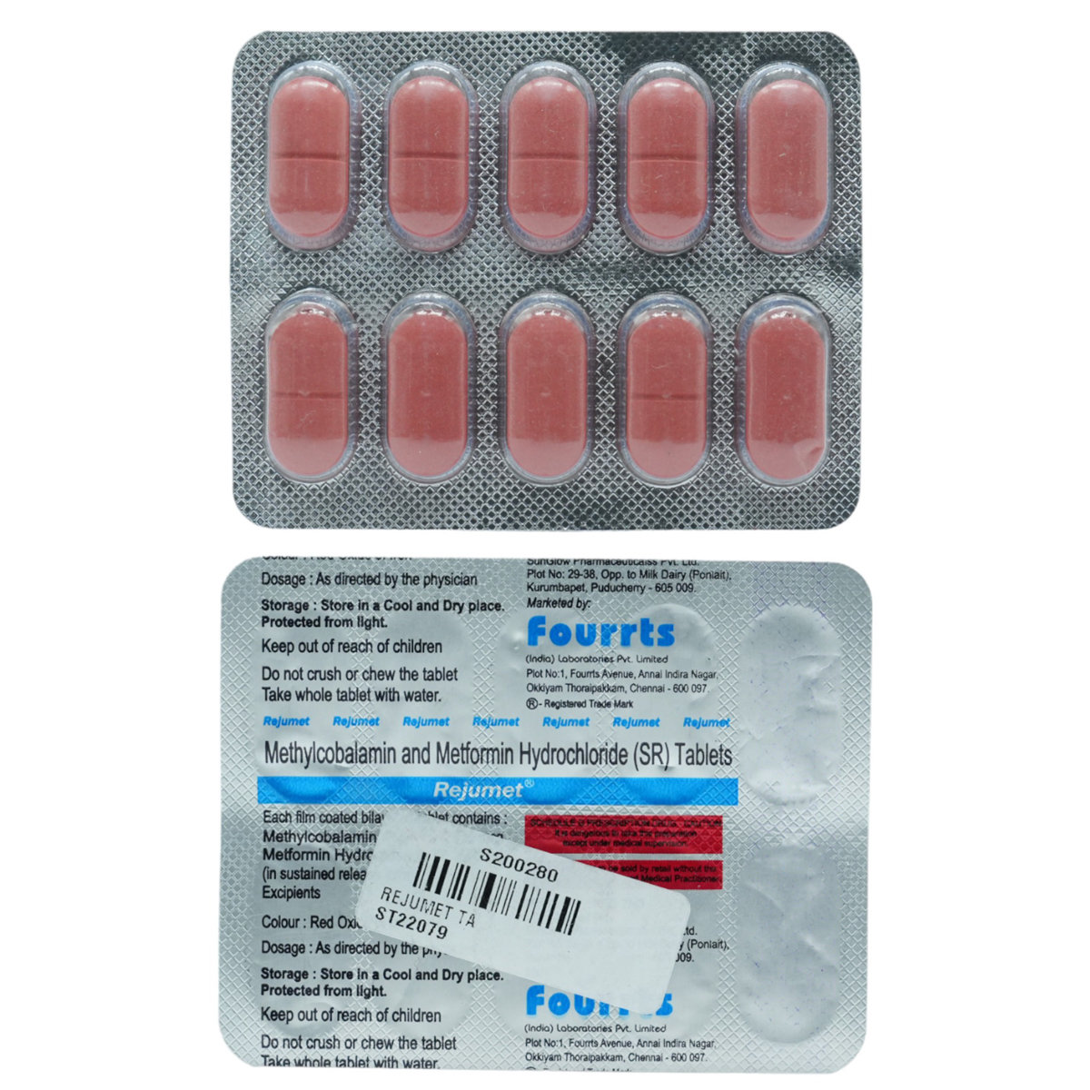 Buy Rejumet Tablet 10's Online