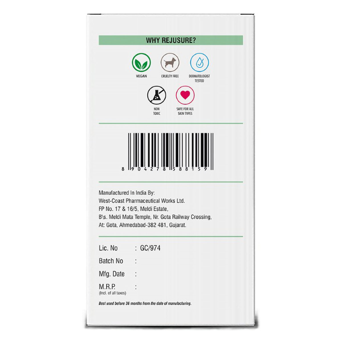 Rejusure Glycolic Acid Facial Moisturizer 50 ml | Glycolic Acid And Shea Butter | Promotes Skin Renewal & Hydration | Minimizes Pigmentation and Dark Spots | For All Skin Type, Pack of 1 Rejusure Glycolic Acid Facial Moisturizer 50 ml | Glycolic Acid And Shea Butter | Promotes Skin Renewal & Hydration | Minimizes Pigmentation and Dark Spots | For All Skin Type, Pack of 1