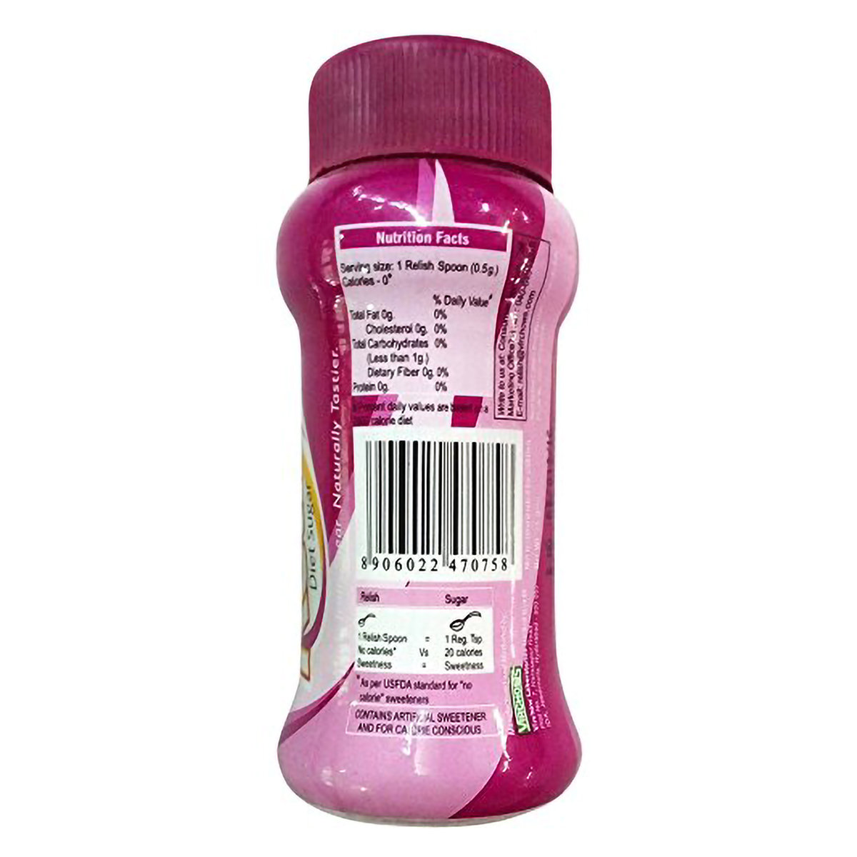 Relish Diet Sugar Powder, 75 gm, Pack of 1 Relish Diet Sugar Powder, 75 gm, Pack of 1