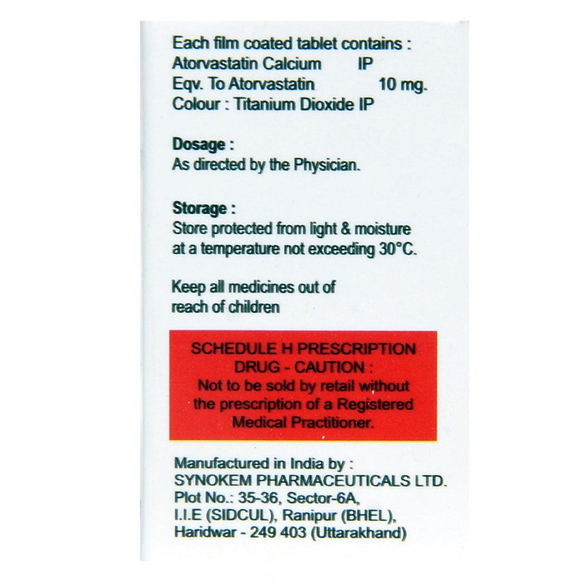 Remetor 10 Tablet 10's, Pack of 10 TABLETS Remetor 10 Tablet 10's, Pack of 10 TABLETS