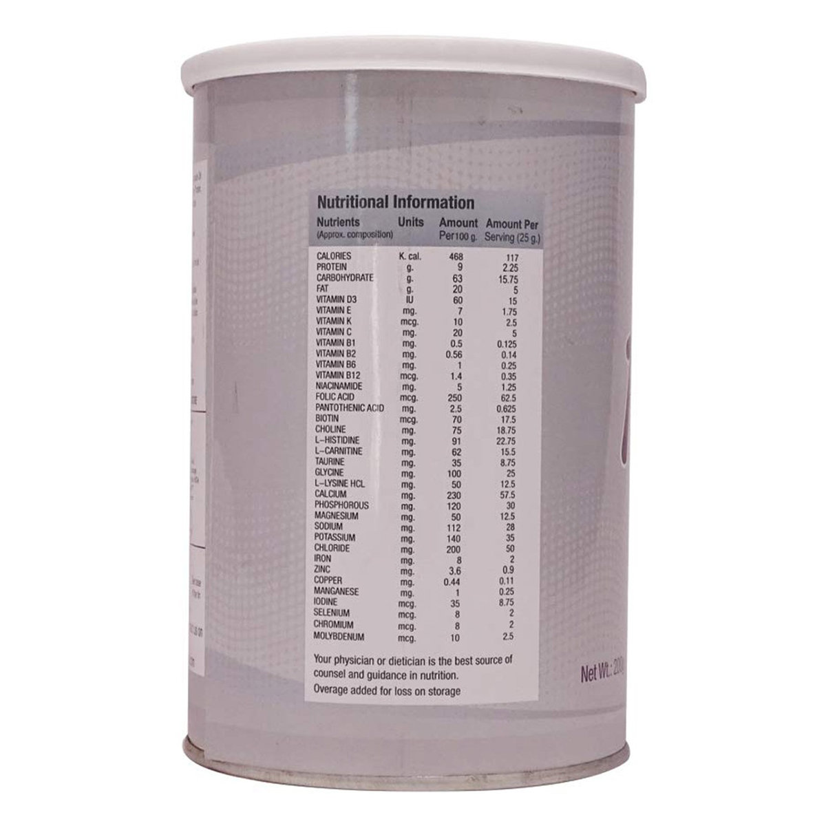 Reno-Pro Vanilla Flavour Powder, 200 gm Tin, Pack of 1 Reno-Pro Vanilla Flavour Powder, 200 gm Tin, Pack of 1