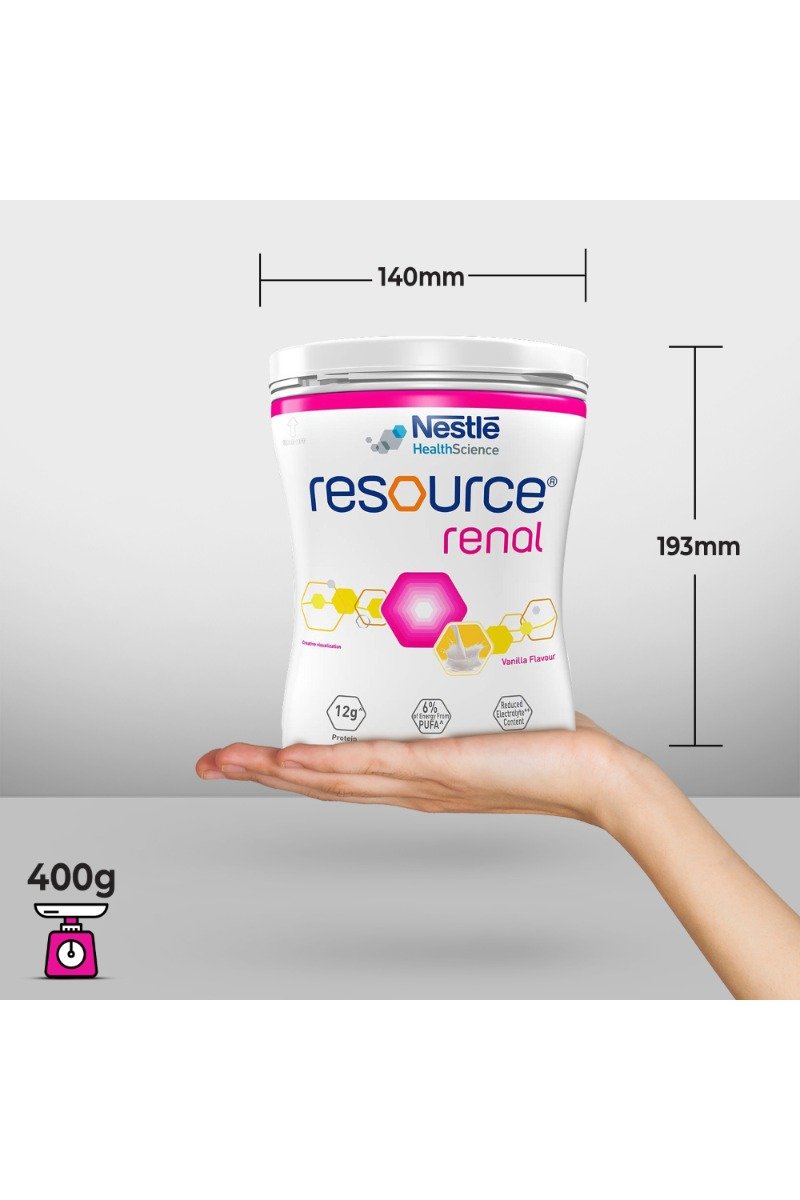 Nestle Resource Renal Vanilla Flavour Powder, 400 gm, Pack of 1 Nestle Resource Renal Vanilla Flavour Powder, 400 gm, Pack of 1