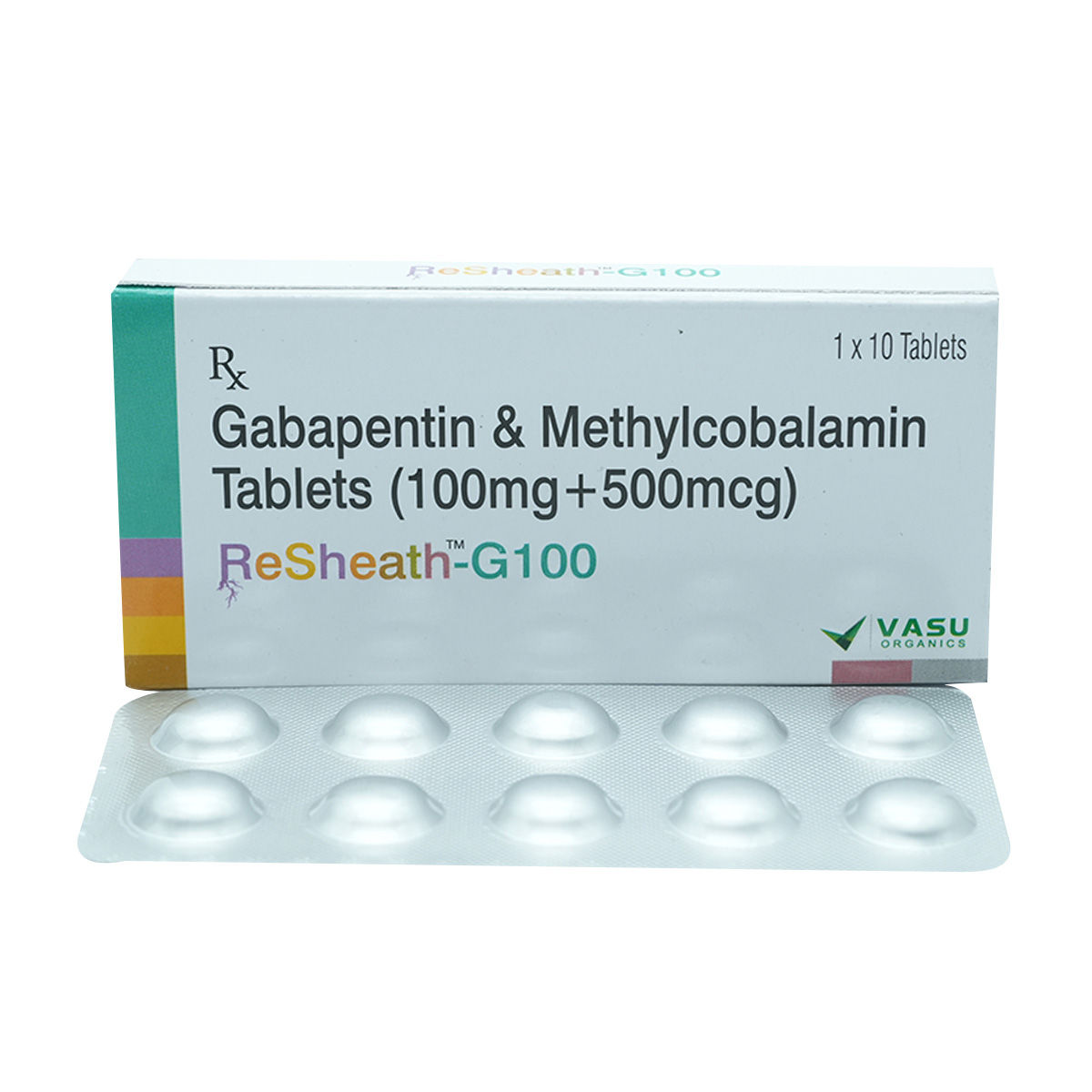 Buy Resheath-G 100/500Mcg Tablet 10'S Online