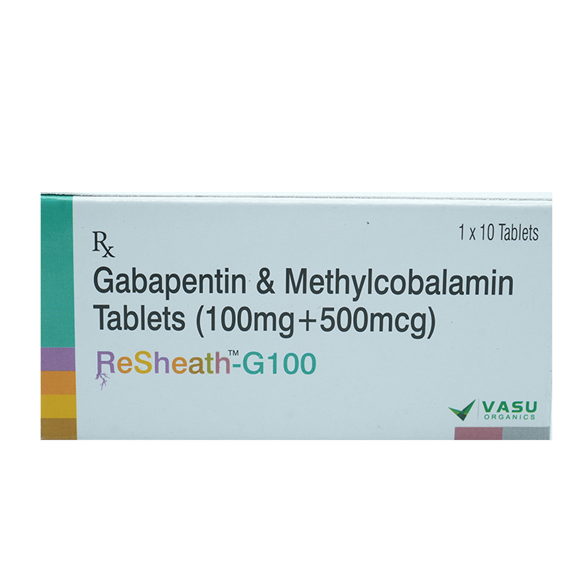 Resheath-G 100/500Mcg Tablet 10'S, Pack of 10 TabletS Resheath-G 100/500Mcg Tablet 10'S, Pack of 10 TabletS